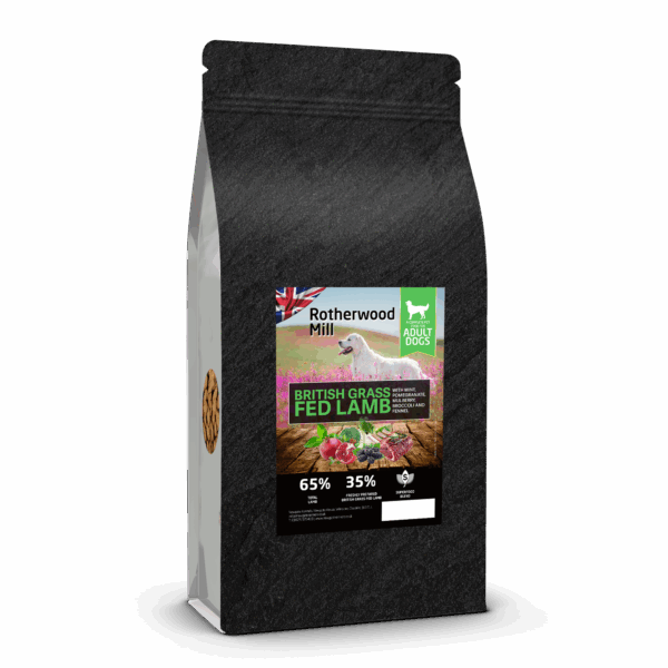 Superfood 65 Adult Dog British Grass Fed Lamb with Mint, Pomegranate, Mulberry, Broccoli & Fennel